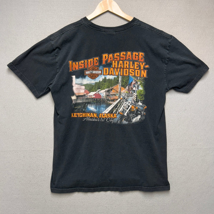 2015 Harley Davidson Ketchikan, Alaska Motorcycle Shirt Large