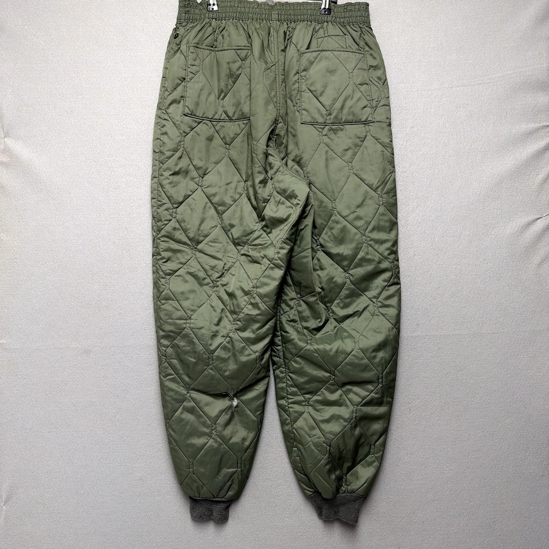 Vintage US Military Vietnam Era Quilted Flight Pants Size Large