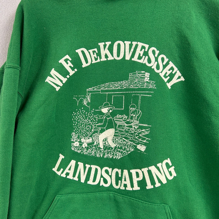 Vintage Russell Athletic Landscaping Hoodie Size XL