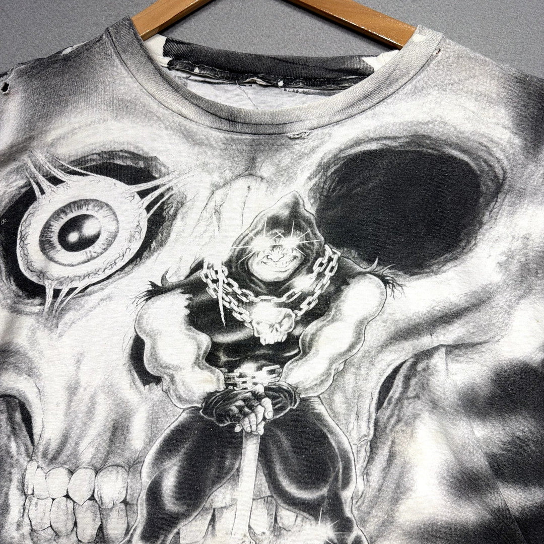 Vintage Executioner All Over Print T Shirt size Large