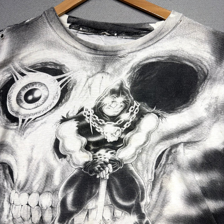 Vintage Executioner All Over Print T Shirt size Large