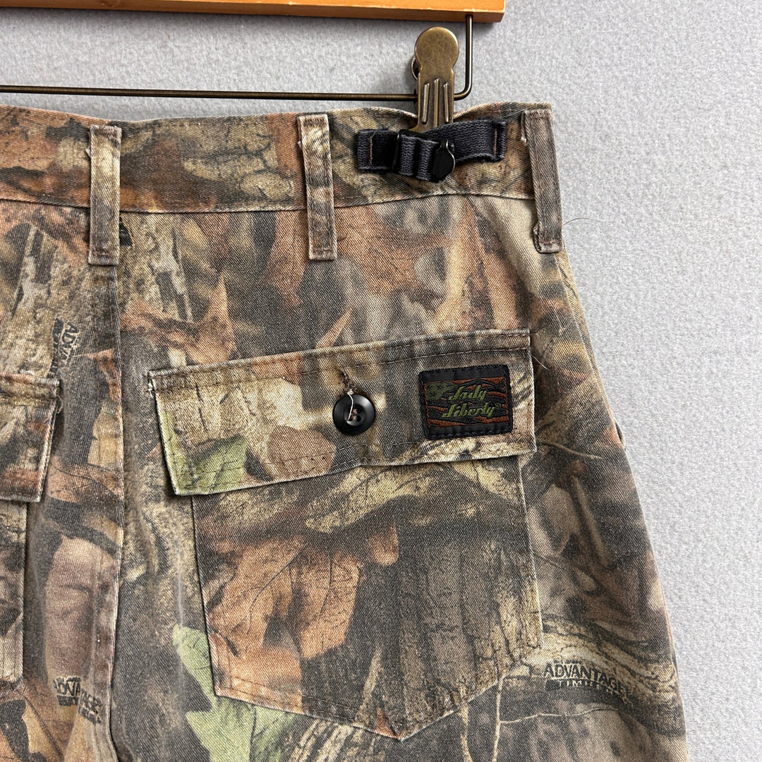 Vintage Liberty Advantage Camo Cargo Pants Size 29X30