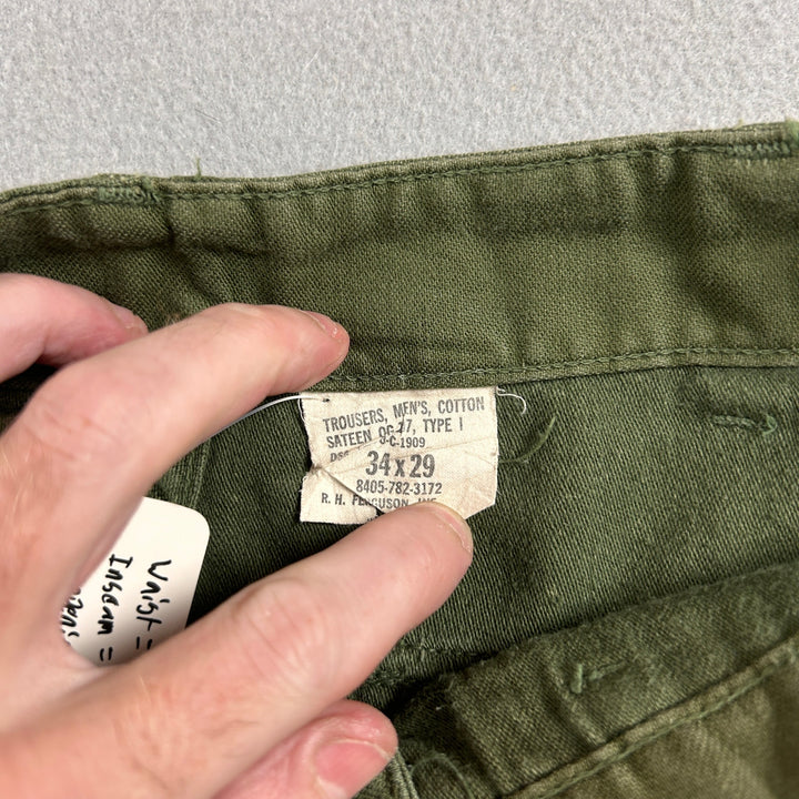 Vintage OG 107 Military Field Pants Size 32