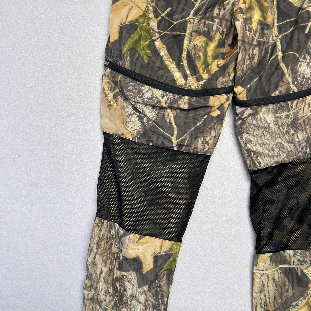 Vintage Mossy Oak Camo Convertible Zip Off Pants Size Medium