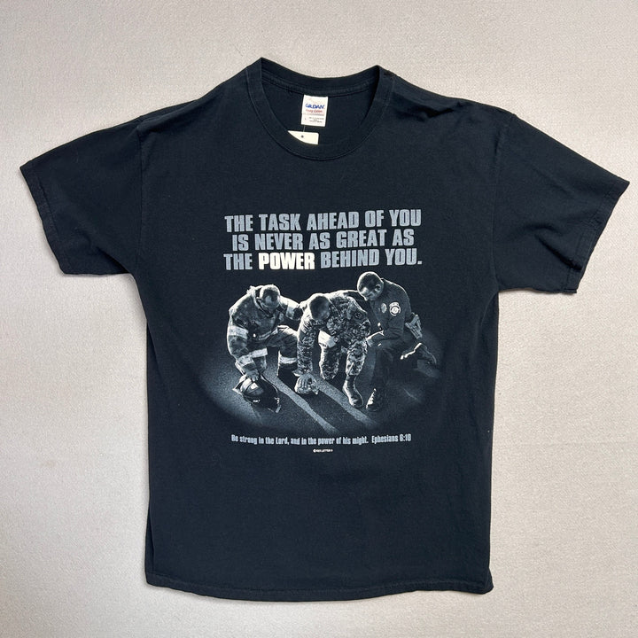 Vintage First Responder Jesus T Shirt Size  Large