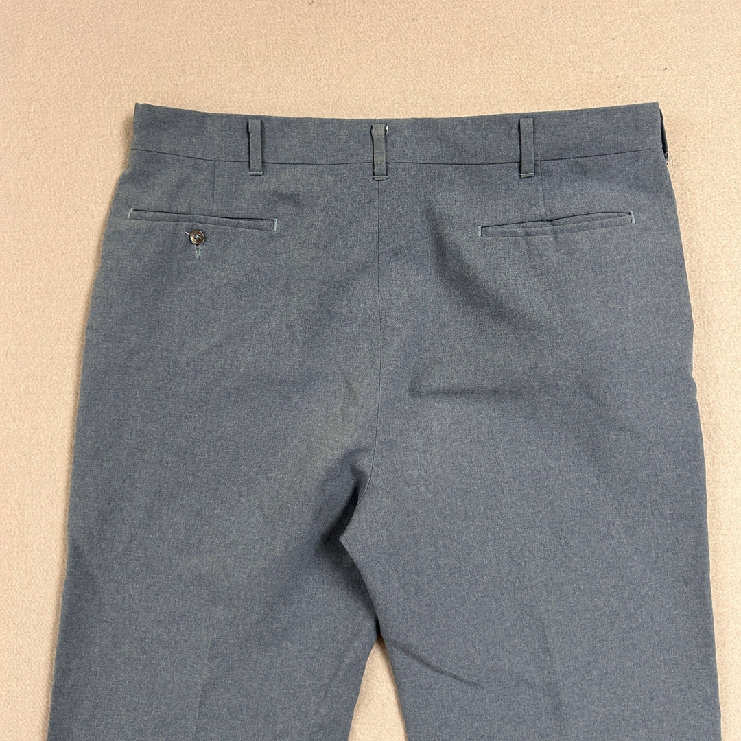 Vintage Haggar Polyester Gray Pants Size 36