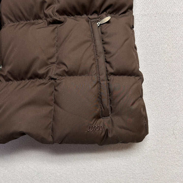 Eddie Bauer Premium Goose Down Puffer Vest Brown Quilted Women’s Size Medium