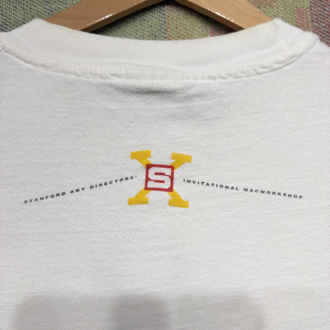 Apple Computers Vintage Stanford Mac workshop T Shirt Size XL 90s