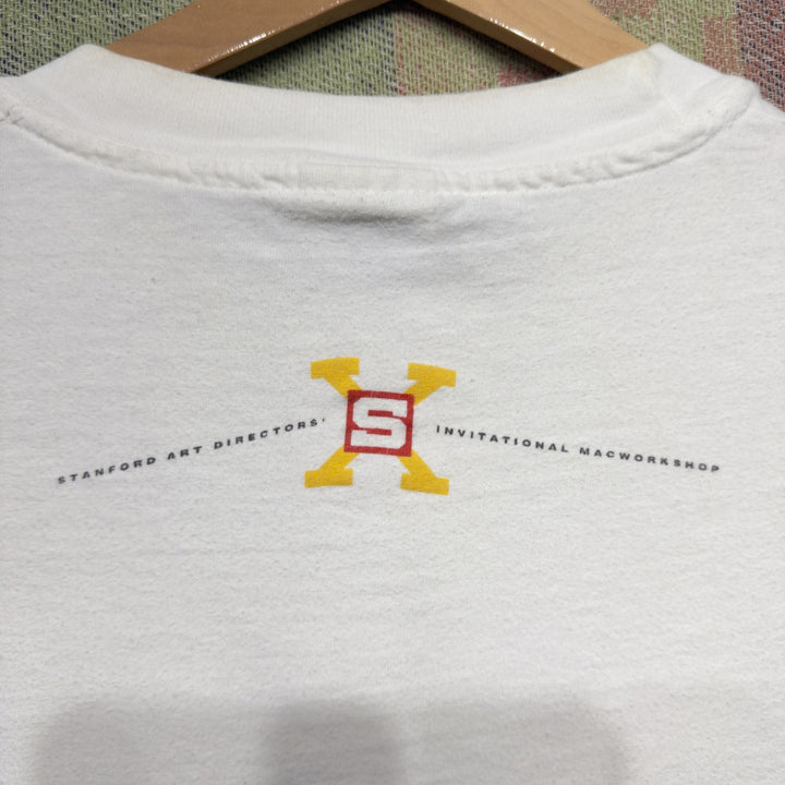 Apple Computers Vintage Stanford Mac workshop T Shirt Size XL 90s