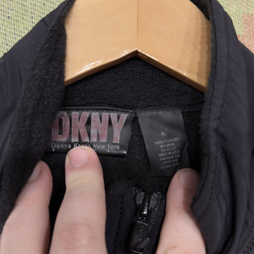 Vintage DKNY Tech Fleece 90s Jacket Size XL