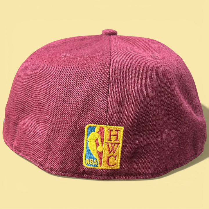 Houston rockets Mitchell and Ness Throwback Fitted Hat Size 8