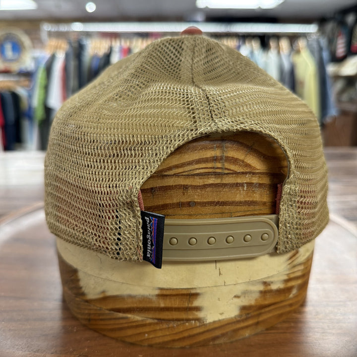 Patagonia Clay Orange Snapback Trucker Hat