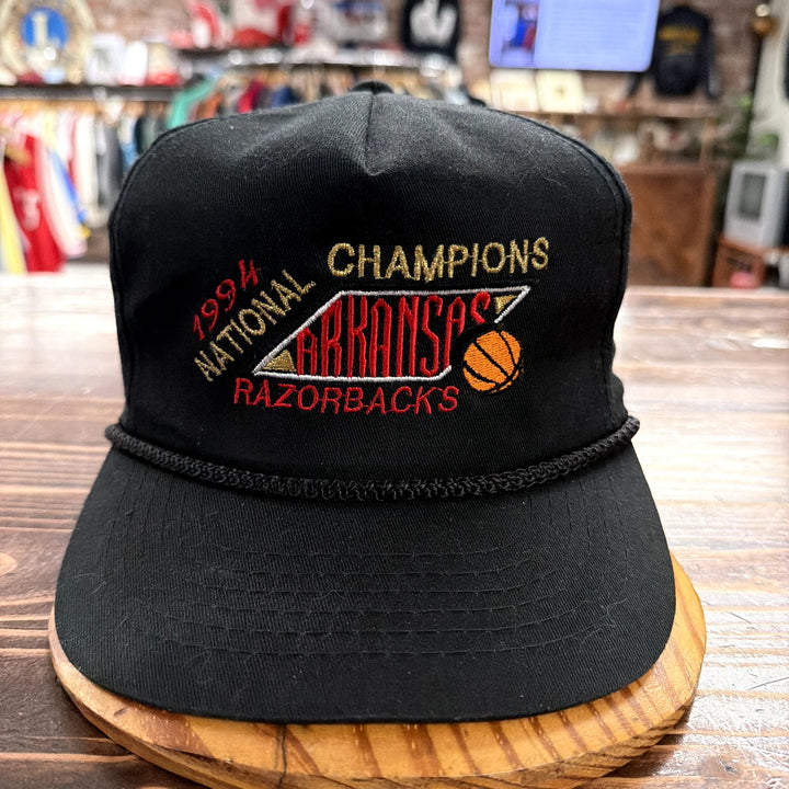 Vintage 1994 Arkansas National Champions Basketball Snapback Hat
