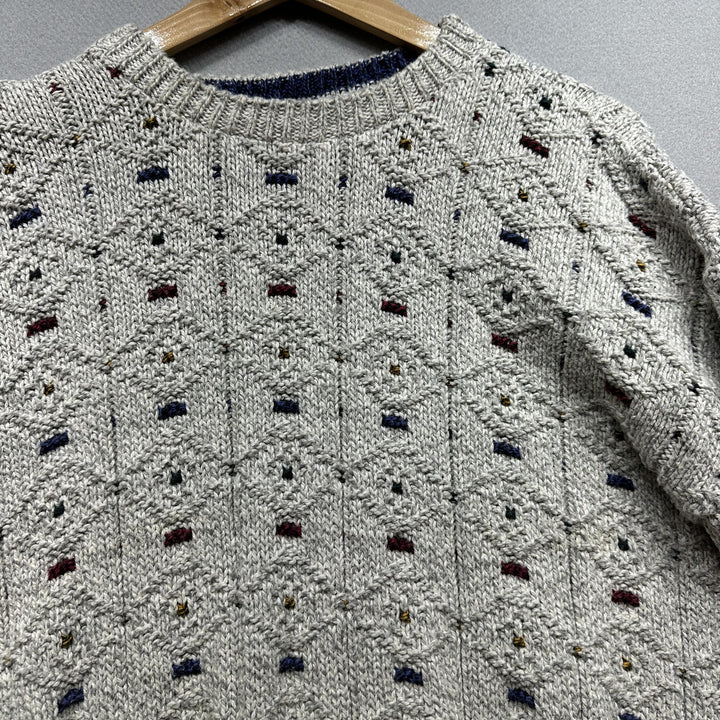 Vintage Cambridge Classics Diamond Pattern Sweater Size Medium