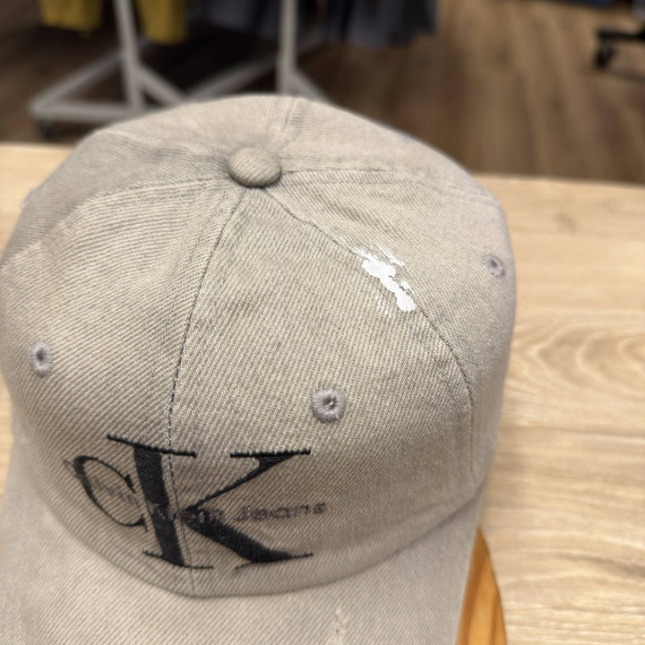 Vintage Y2K Calin Klein Distressed Denim Strap Back Hat