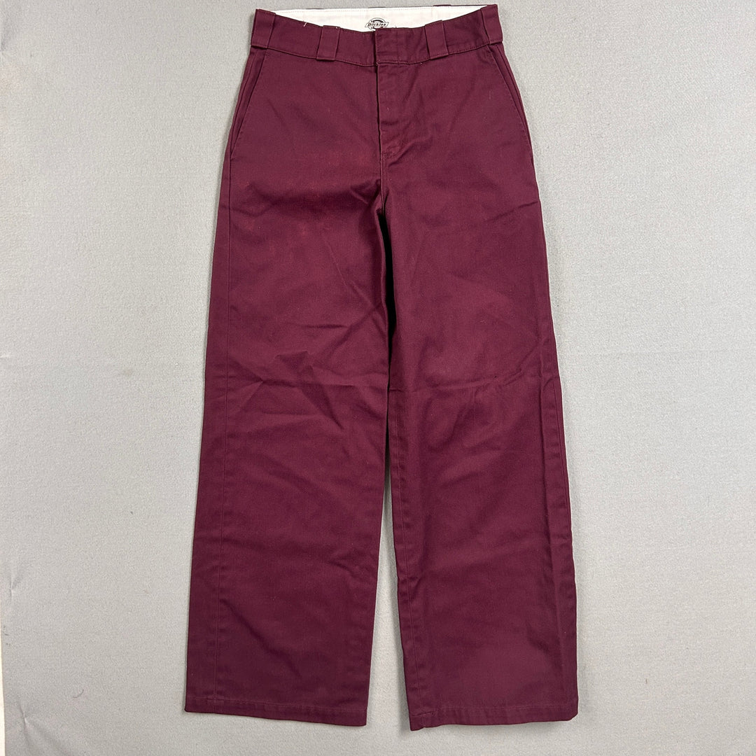 Dickies burgundy Work Pants Size 28