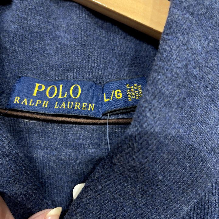 Polo Ralph Lauren Shawl Collar Sweater Size Large