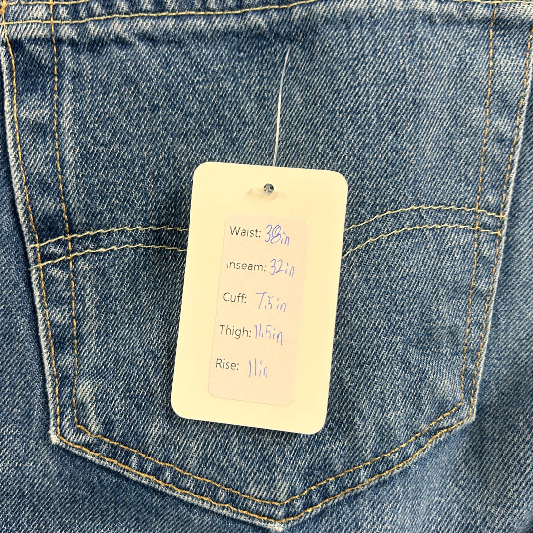 Levi's 511 Selvedge White Oak Cone Denim Jeans Size 38X32