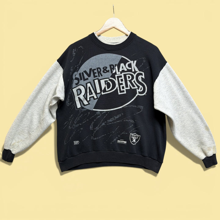 Vintage Oakland Raiders 90s Sweatshirt Size Medium