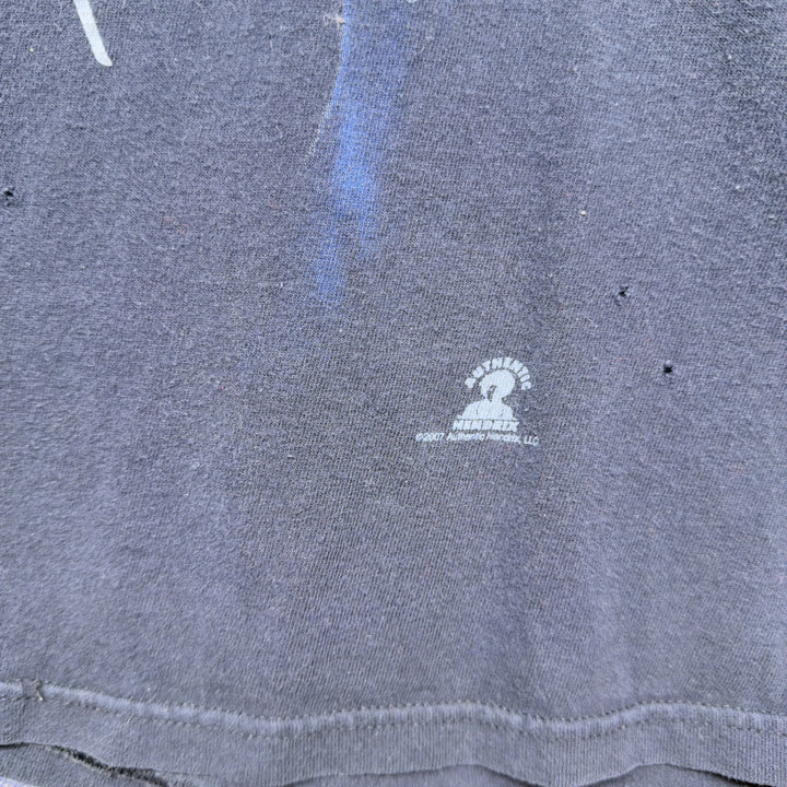 Jimi Hendrix Vintage Liquid Blue T Shirt Size Small 2000s