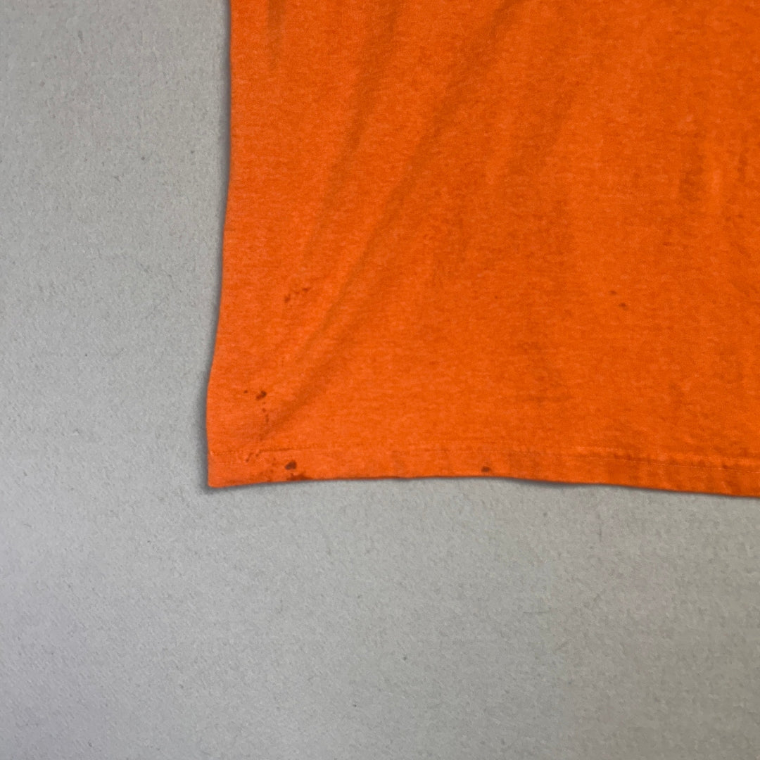 Vintage Wheaties Breakfast Of Champions Orange Ringer Tee Large