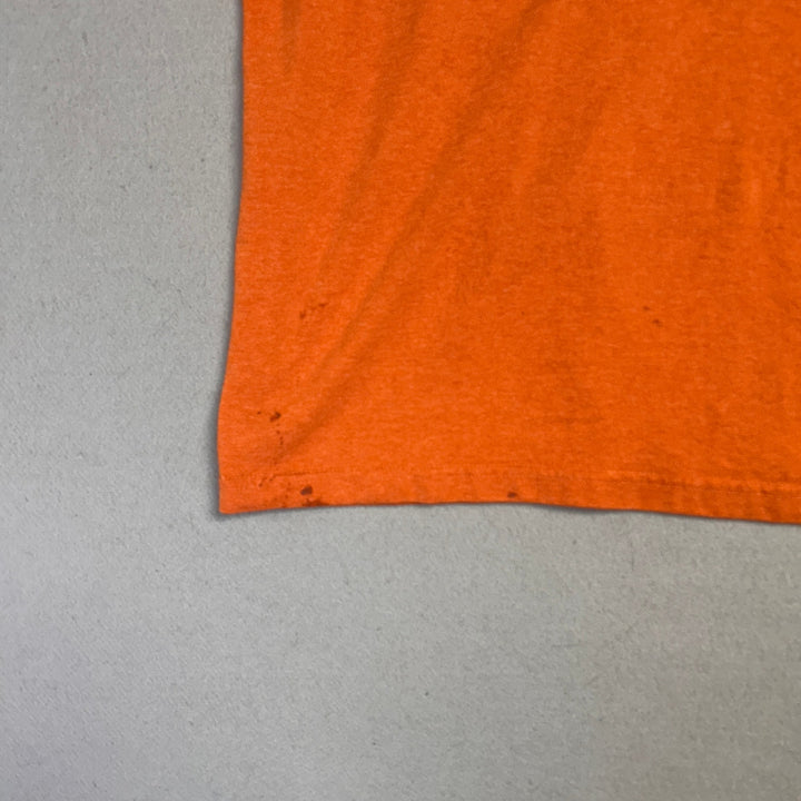 Vintage Wheaties Breakfast Of Champions Orange Ringer Tee Large