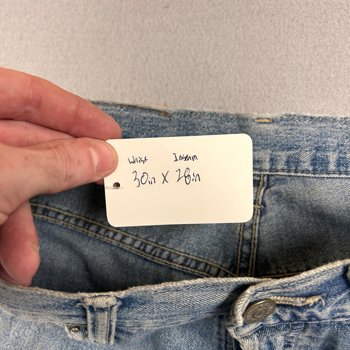 RRL Ralph Lauren Button Fly Straight Leg Jeans Size 30
