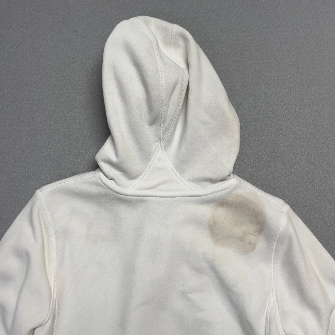 Y2K Nike Sportswear White Full Zip Hoodie Size M (8-10)