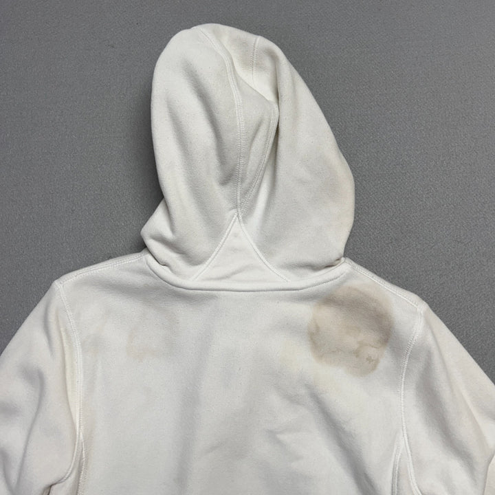 Y2K Nike Sportswear White Full Zip Hoodie Size M (8-10)