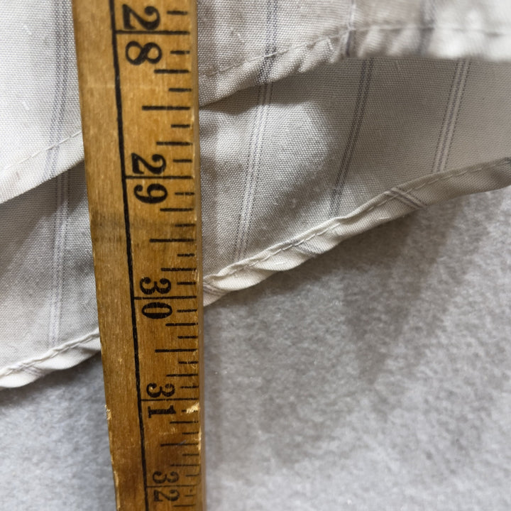 Vintage Karman Gray Double Pocket Long Sleeve Western Button Up Size XL