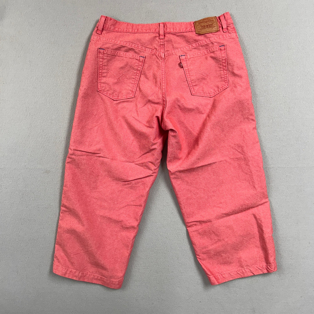 Vintage Levis 577 Cropped Capri Pants Size 14