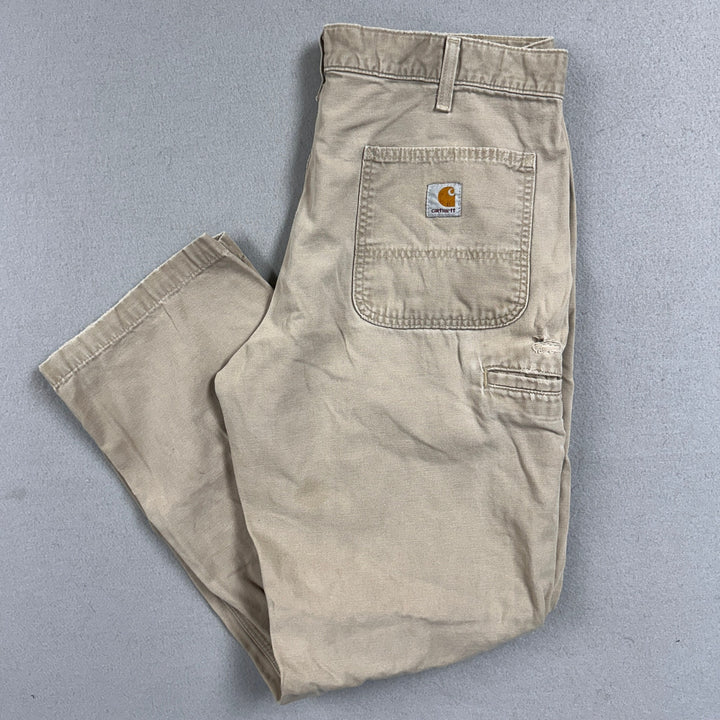 Carhartt Khaki Work Pants Size 36