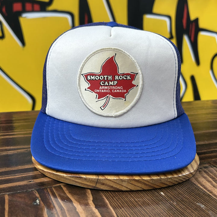 Vintage Smooth Rock Camp Canada 80s Snapback Trucker Hat