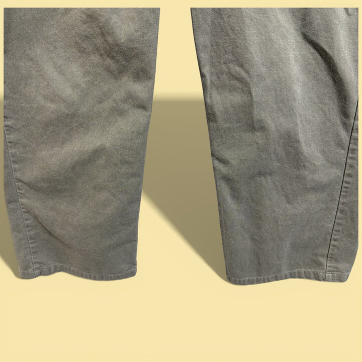 Vintage 90s Levi's Dry Goods Green Baggy Pants Size 33
