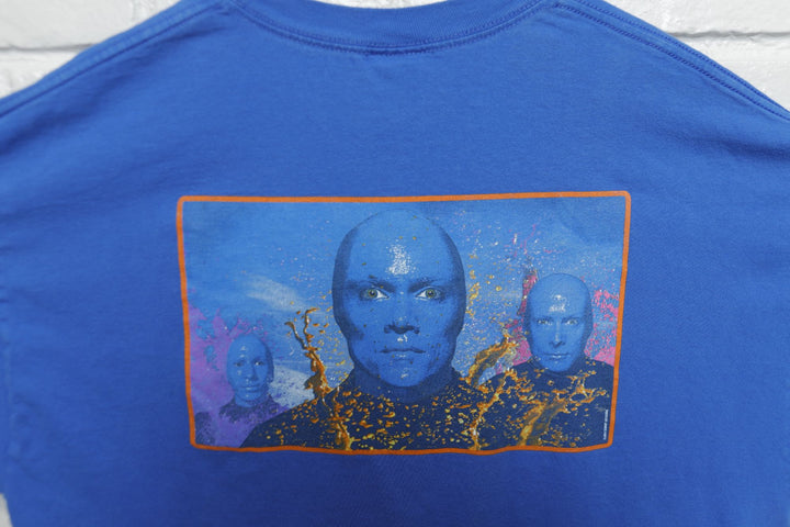 Blue Man Group Vintage Band T Shirt 2000s XL