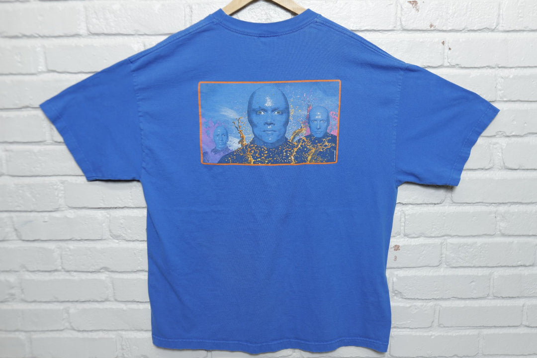 Blue Man Group Vintage Band T Shirt 2000s XL