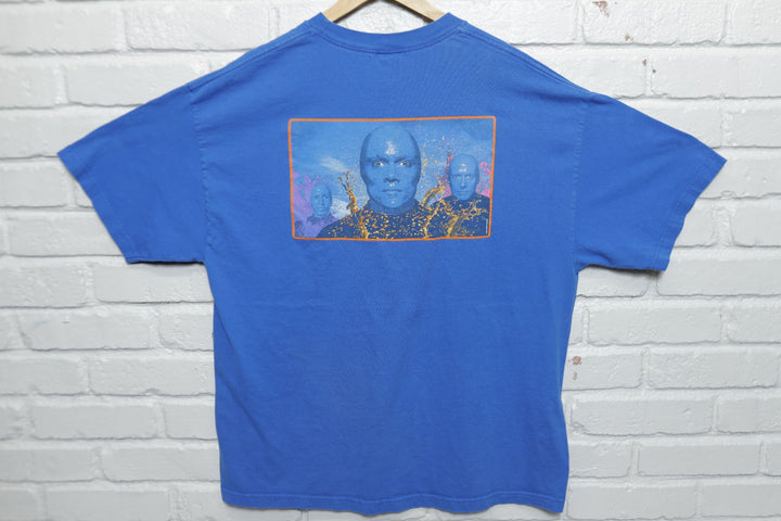 Blue Man Group Vintage Band T Shirt 2000s XL