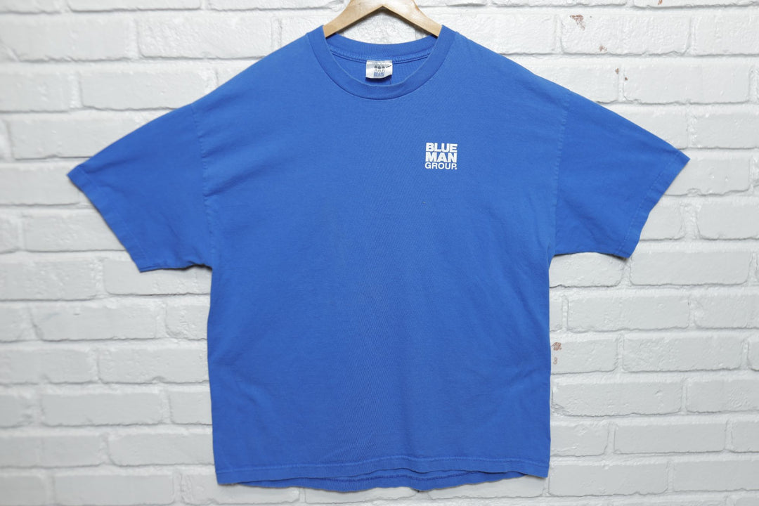 Blue Man Group Vintage Band T Shirt 2000s XL