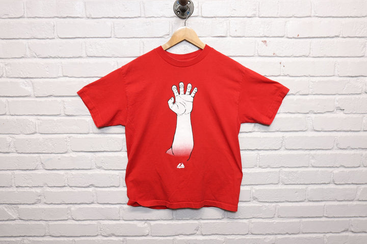 2000s Vintage Texas Rangers Claw and Antlers T Shirt Size Medium