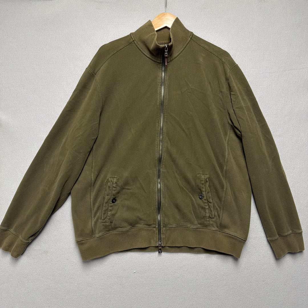 Vintage Polo Ralph Lauren Full Zip Green Jacket Size XL