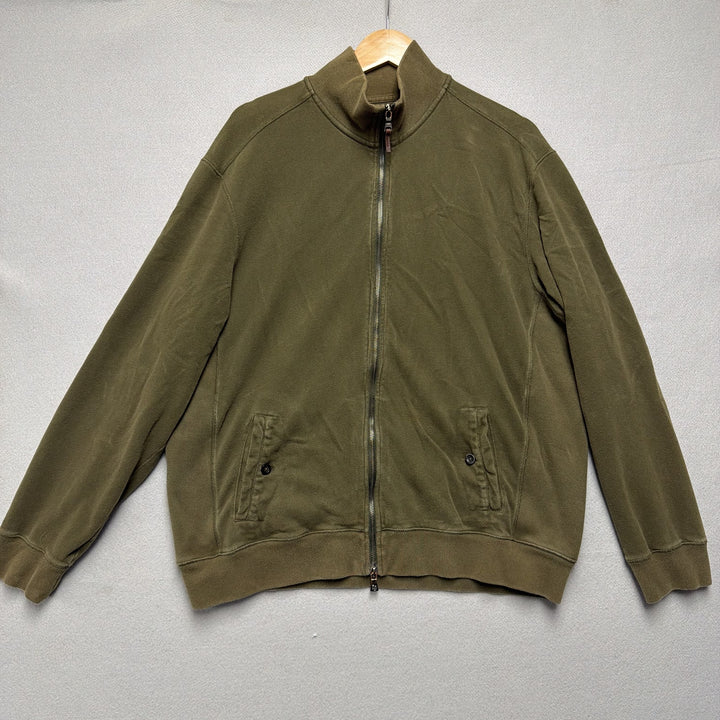 Vintage Polo Ralph Lauren Full Zip Green Jacket Size XL