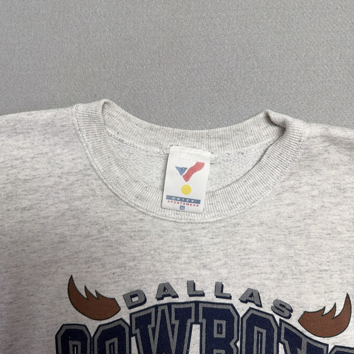 Vintage Dallas Cowboys Taz Looney Tunes Sweatshirt Size XL