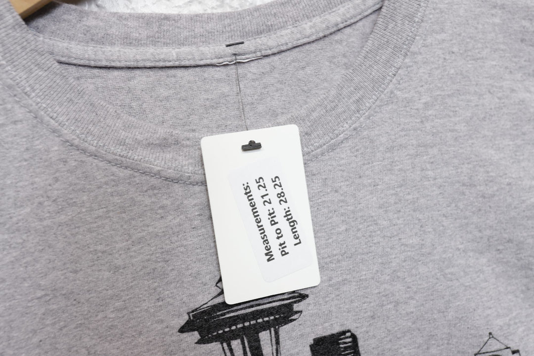 Seattle Skyline Vintage T Shirt Large 2000s