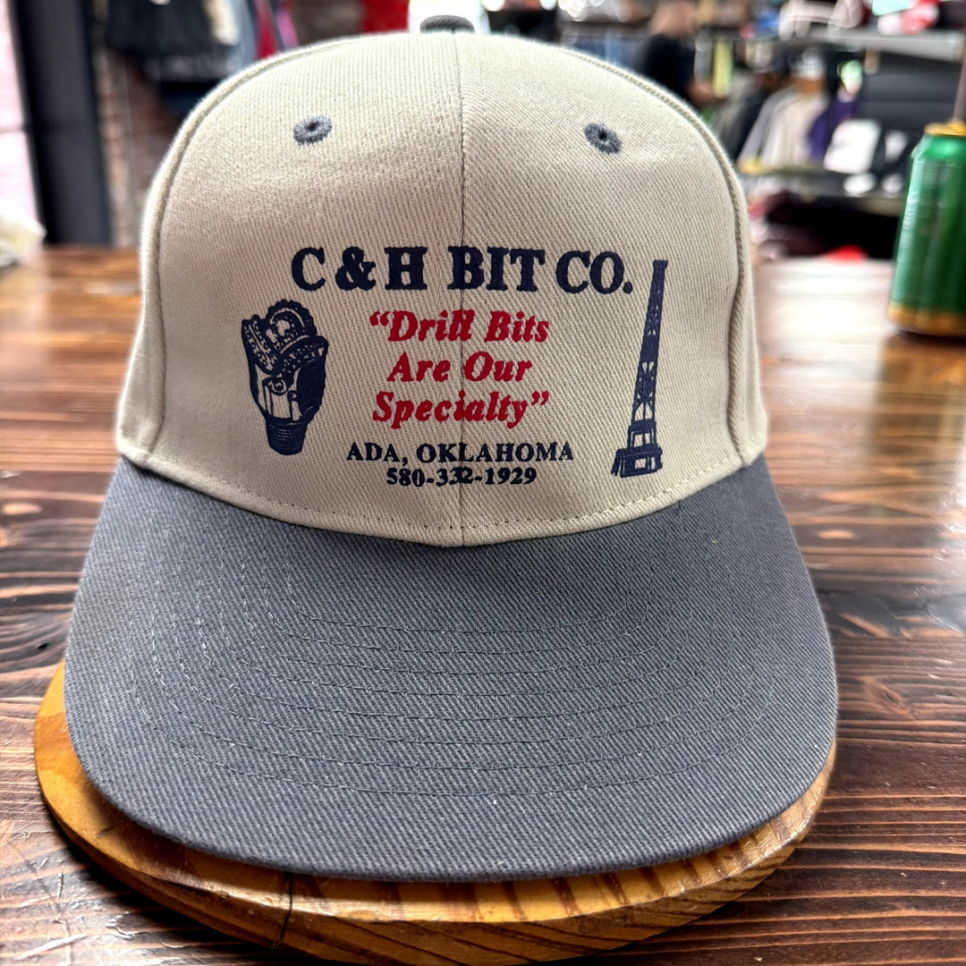 Vintage Oil Drilling Bits Strap Back Hat