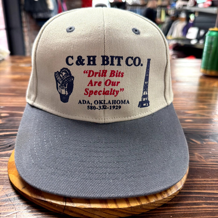 Vintage Oil Drilling Bits Strap Back Hat