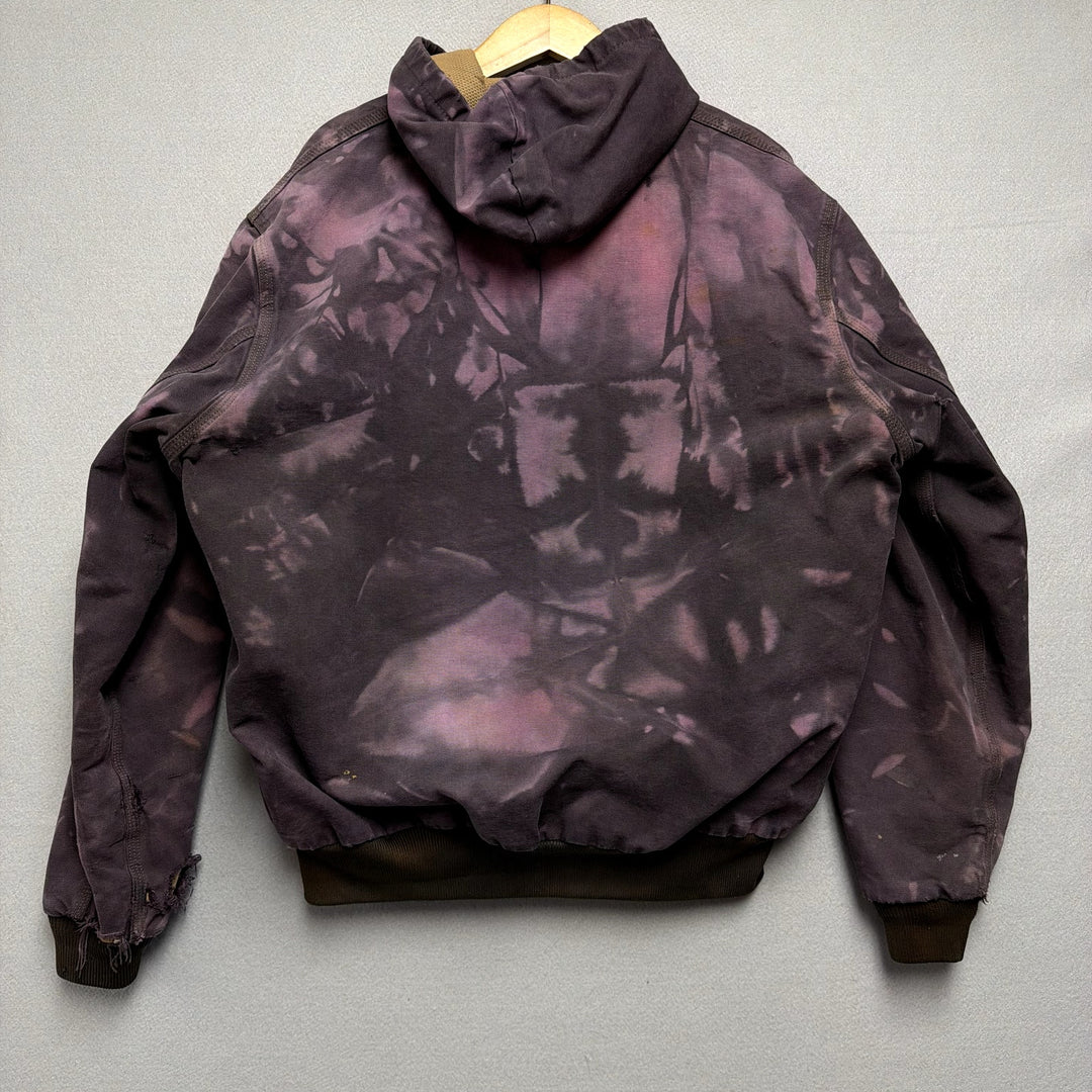 Vintage Carhartt Purple Tie Dye Active Jacket Size XXL