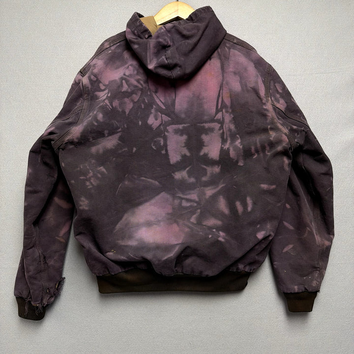 Vintage Carhartt Purple Tie Dye Active Jacket Size XXL