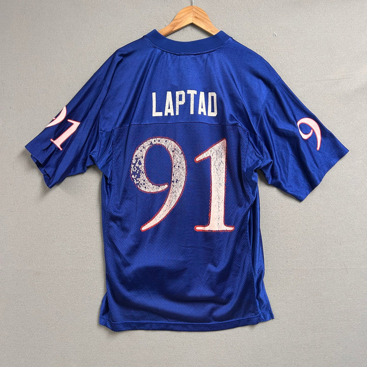 Vintage Adidas Kansas Jayhawks Jake Laptad Jersey Size Medium