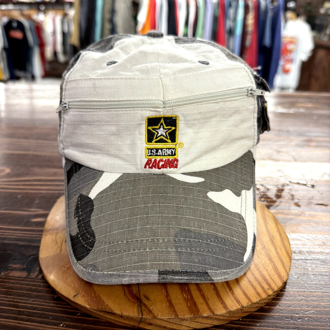Vintage Us Army Racing Strap Back Hat