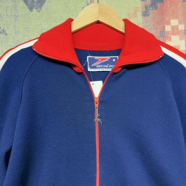 White Stag Speedo Vintage Track Jacket 80s